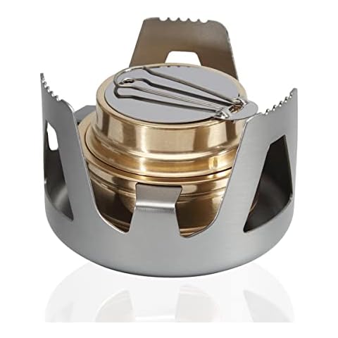 Porssaut Quemador de Alcohol Portátil de Cobre Cover