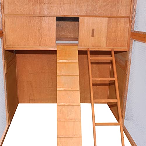 YITHOPI Hühnerstall aus Holz, großes Hühnerstall, Hühnerstall mit Zaun, Tablett und einem innovativen… – Bild 8