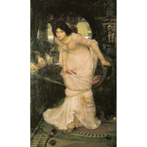 Toile La Dame de l'échalote 127x101cm pour habiller un grand mur vide de salon