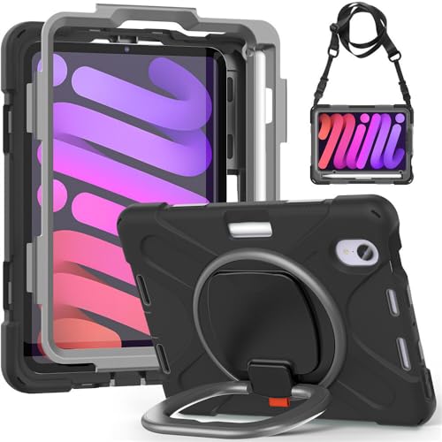 Protection iPad Mini 7 A17 Pro JZ idéale pour les chantiers et les voyages