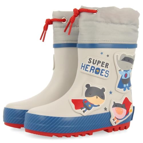 Bottes en caoutchouc Gioseppo Hague avec patchs super-héros pour enfant