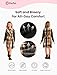 PATPAT Tween Girl Fall Fashion – Ribbed Dress with Lightweight Plaid Cardigan – Easy Schoolwear Style, 11–12 Years