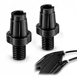 AJKQNMA Livawnd - Vite di regolazione M7 in lega di alluminio, 2 viti di regolazione per leva del freno, per bici da strada, mountain bike, bici pieghevoli, colore nero, 1,16 x 1,46 x 2,66 cm