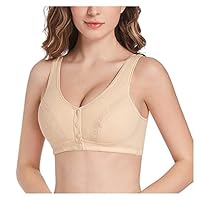 Borstprothese Zakbeha Voorsluiting Post Chirurgisch Katoen Hemdje Mastectomiebeha Dun Ondergoed Dames Topvest (Color : Black, Size : 50/115(ABC