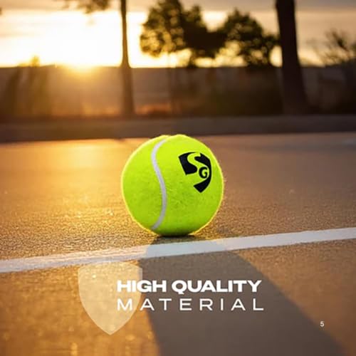 Image of SG Club Heavy Cricket Tennis Balls Pack of 3, Green