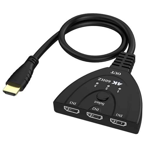 Divisor de interruptor HDMI 2.0 para disfrutar tus consolas de juego en el televisor del salón 1