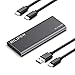 Produktbild MiliPow Externes Nvme SSD-Gehäuse (PCI-E, Gen 2, 10 Gpbs) USB 3.1 Aluminium Slim, USB C und USB-A Kabel inkl.