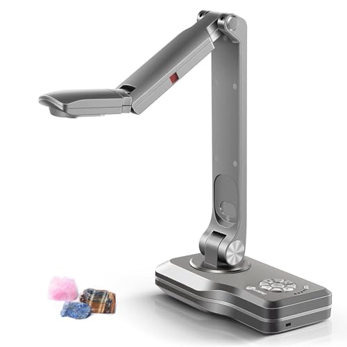 JOYUSING VGA/HDMI/USB 13 MP Telecamera e Visualizzatore di Documenti da 4K, Formato A3, Luce LED,...