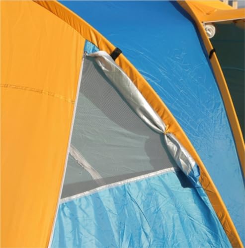 Carpa de camping portátil para 6-9 personas azul miniatura 5