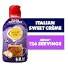 Premium Liquid Coffee Creamer 64 fl oz Bottle of Creamy Smooth Non-Dairy Coffee Creamer with Dumbass Coffee Mini Metal Shovel Spoons (Italian Sweet Creme) Shovel Spoons