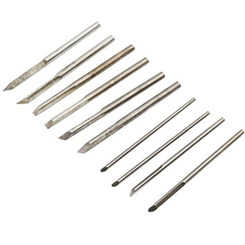 10 teile/satz Handgemachte Holzmeißel Holz Carving Blade Messer Hochgeschwindigkeitsstahl Micro Head ZRONG Cover