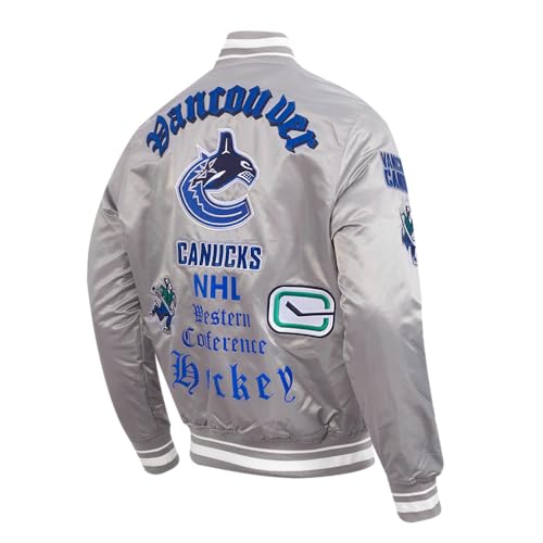 Image of Pro Standard Mens NHL Old English Satin Jacket