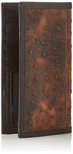 Nocona Men's Brown Ostrich Rodeo2