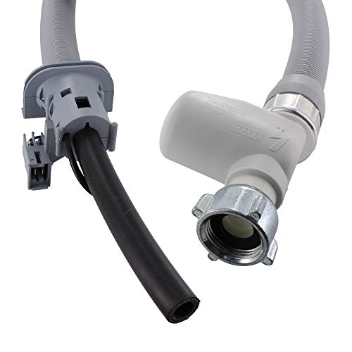 DL-pro Zulaufschlauch Aquastopschlauch 1,7m passend für AEG Electrolux 111576502/4 1115765024 Elektroschlauch für Geschirrspüler...
