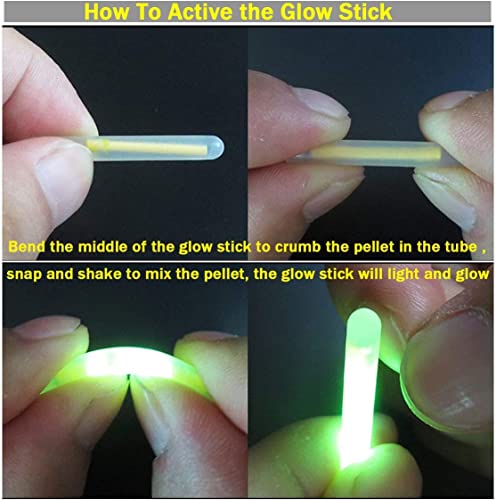 anglerholics Fishing Night Lights Glow Sticks for Fishing Floats and Bobbers Light Sticks for Fishing Bell Alarm Fishing Glow Sticks Bulk Kit 10 Packs - Image 4