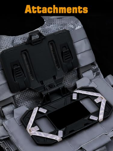 Image of Tactical Molle Plate Carrier Vest Phone Chest Mount Holder