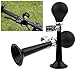 Kadimendium Elegant Cycling Bicycle Hooter Air Horn for Cars - Nontoxic Rubber Material (Black)