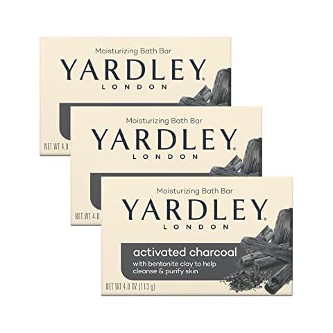 Yardley Activated Charcoal Bath Bar Cover