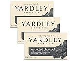 Yardley Activated Charcoal Bath Bar 4oz 3 Pack