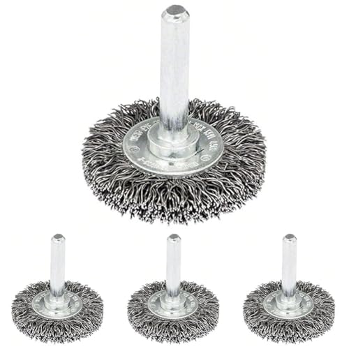 Bosch Home and Garden 2607017122 - Cepillo circular de alambre ondulado (38 x 6 mm) (Paquete de 4)