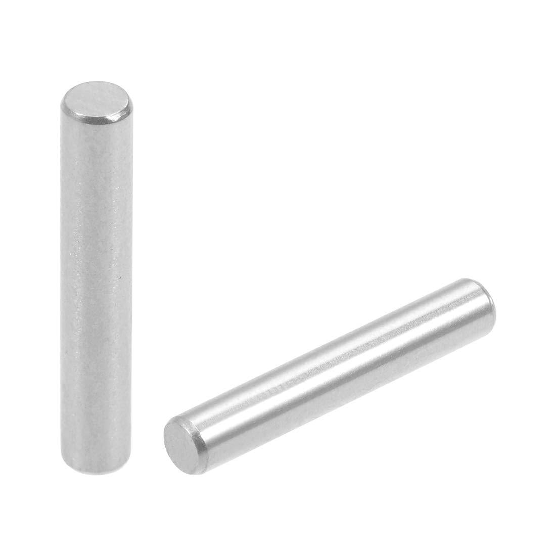 TOP-VIGOR 50Pcs 3mm x 18mm Dowel Pins Shelf Support Pegs, 304 Stainless Steel Cylindrical Shelf Support Pin Fasten Elements Silver Tone
