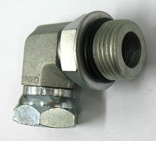 AF 9515-16-16-1 Male O-Ring Boss (1-5/16'-12 Threads) X 1 Female Pipe (1.315'-11.5 Threads) Swivel 90 Elbow