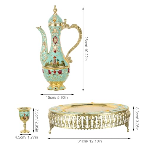 Service à thé turc en métal pour sublimer une table terne lors de vos réceptions - 3