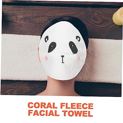 FRCOLOR Aplicar Toalha Facial Máscara De Cuidados Com A Máscara Facial Toalhas Faciais Coral Velo Es