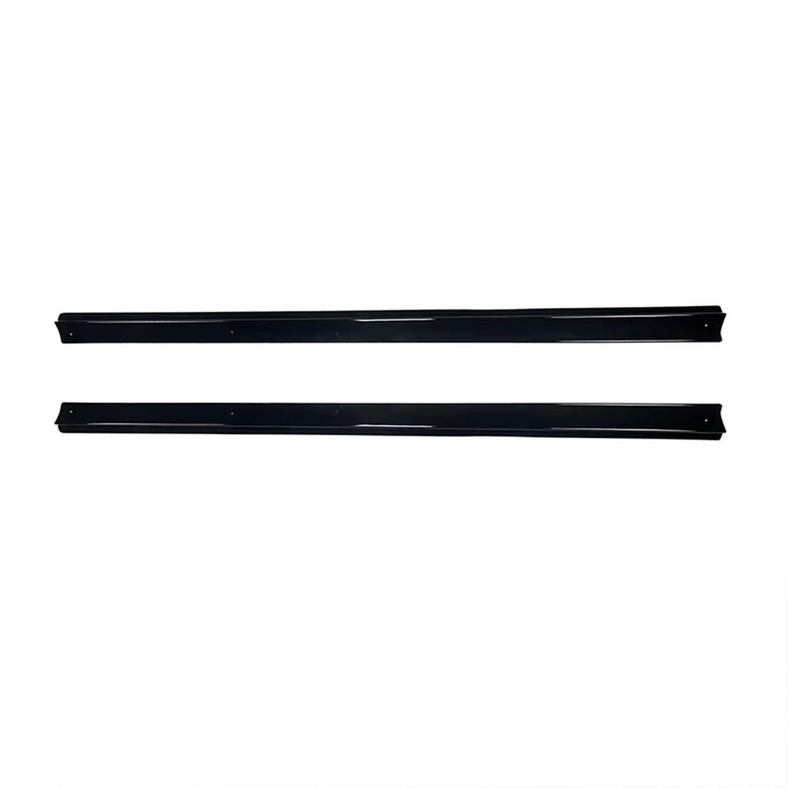 Extension lateral Benz Clase E W213 con splitter winglet protector negro brillo 8