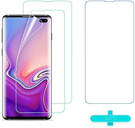 ESR Screen Protector [TPU Film] Compatible with Samsung Galaxy S10 Plus, 3-Pack [Plus 1 Extra for Practice], Full-Coverage Liquid Skin Easy Installation Kit for Galaxy S10 Plus