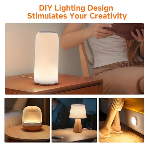 3 Stück LED-Lampenbeleuchtungsset für 3D-Druckermodelle, Kompatibel mit Bambu Lab LED-Beleuchtungsset 001 | 3D-Druck | 3 CCT Einstellbar (Warm/Weiß/Kühl) 5V | USB-betrieben