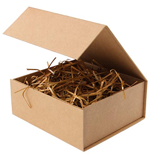 Rsgift Kraft Gift Box Small Kraft 7.8x7x3.1 Gift Box...