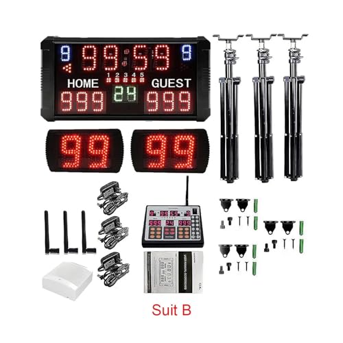 Cronómetro LED Gym Timer multifunción aluminio 50x25.5x5.5 cm miniatura 2