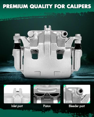 Image of SCITOO 19B3123A 19B3122A Front Left & Right Disc Brake Calipers Assembly w /Bracket For Nissan For Frontier /For Pathfinder /For Xterra,For Suzuki For Equator
