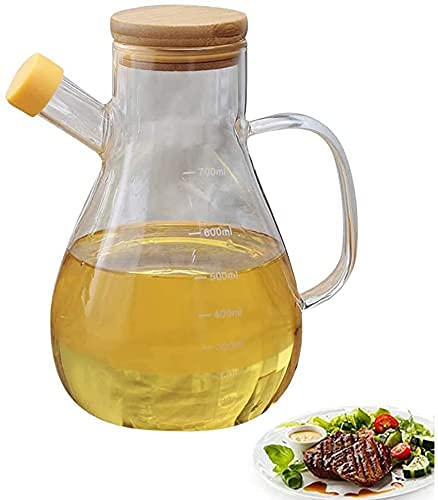Bouteille d'huile d'olive en verre pour sublimer vos repas de famille