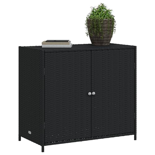 vidaXL Gartenschrank, Geräteschrank mit viel Stauraum, Beistellschrank Schrank mit Türen,...