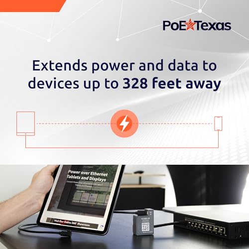 Adaptador PoE+ a USB-C Power Delivery para ampliación de carga y datos en tabletas 4
