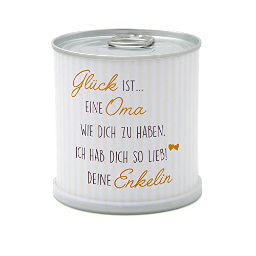 MacFlowers Glücksklee - Glück ist ... Eine Oma wie Dich Zu haben - Regalo - nieta saludos Cover