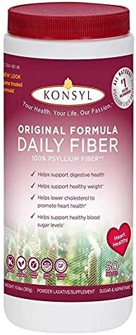 Konsyl 100% All Natural Original Formula Psyllium Fiber 10.6oz (pack of 2) by KONSYL PHARMACEUTICALS INC