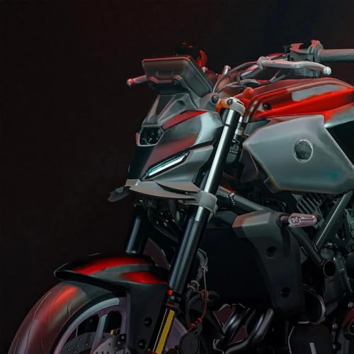 Spoiler avant pour MT-07 2025+ : becquet de moto à lèvre fixe