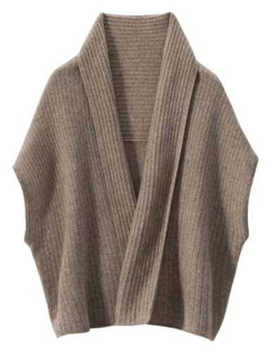 Rungion Women's Cashmere Knit Wrap Scarf Thickened Winter/Fall Warm Shawl Stole Vest Cover Coat Trendy Soft Pashmina Gifts