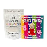 OatSoak 300g Dissolvable Oats for the Bath & Chicken Pox Story Book, Soothes and Storytelling, Soothing for Skin Prone to Chicken Pox, Itchy, Irritated Skin, Oat Bath, 100% Natural