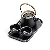 Teekannen Kung Fu Tee Set Zuhause Tee Set Retro Tasse Multifunktionales Ablagefach Rustikal und elegant Teekannengriff…