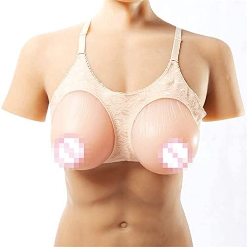 HDGRNCC Strap On Silicone Breasts Silicone Breast, Silicone Breast Prosthesis, for Mastectomy, Transgender Cosplay Crossdresser