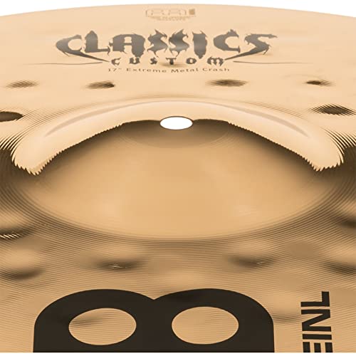 Crash 17 pouces Meinl Classics Custom Extreme Metal cymbale bronze B12 CC17EMC-B - 3