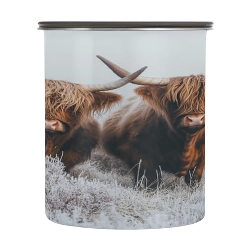 Envase Hermético de Acero Inoxidable para Café 900 ml