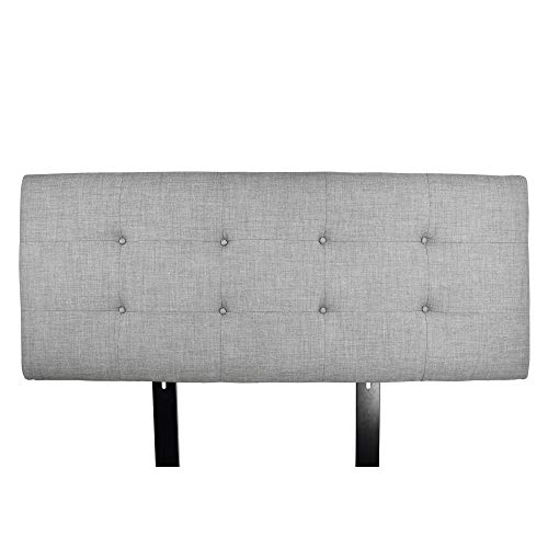 MJL Furniture Designs Ali Padded Bedroom Headboard Contemporary Styled Bedroom DÃ©cor, HJM100 Series Headboard, Dark Gray Finish, California King Sized, USA Made
