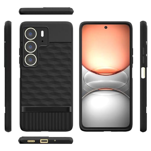 Image of Shockproof Case for Realme C75 4G | Full Camera Protection | TPU Flexible Back Cover for Realme C75 4G (Matte Black)