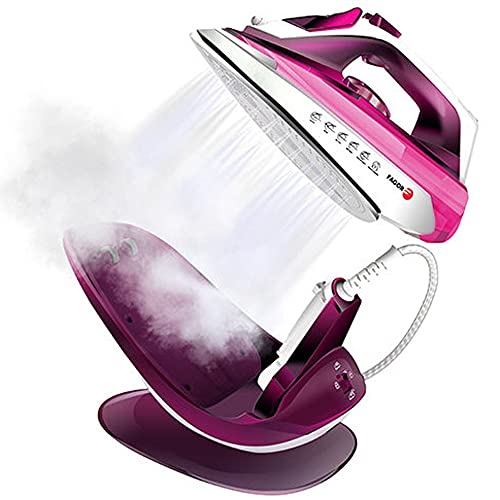 Fagor FG055 FG305 Fer à Repasser Fil, Semelle céramique et Pointe de précision, Repassage Vertical, Coup Vapeur, 2600 W, Violet, Métal, Rose, X-Large Fagor FG055 FG305 Fer à Repasser Fil, Semelle céramique et Pointe de précision, Repassage Vertical, Coup Vapeur, 2600 W, Violet, Métal, Rose, X-Large