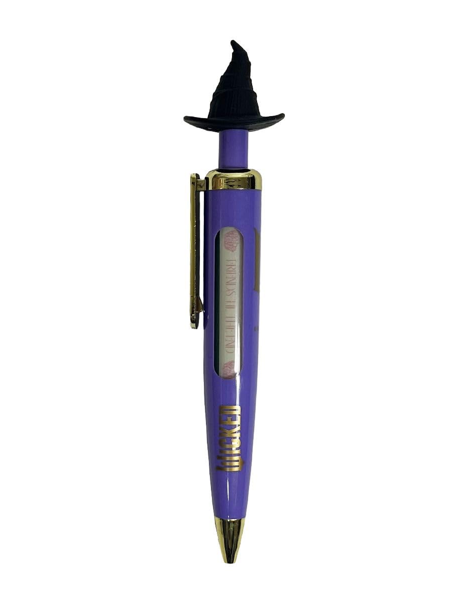 Wicked Slogan (Witch Hat) Pen, Official Licensed Merchandise, Home Decor Or Lifestyle Product, Collectible Item